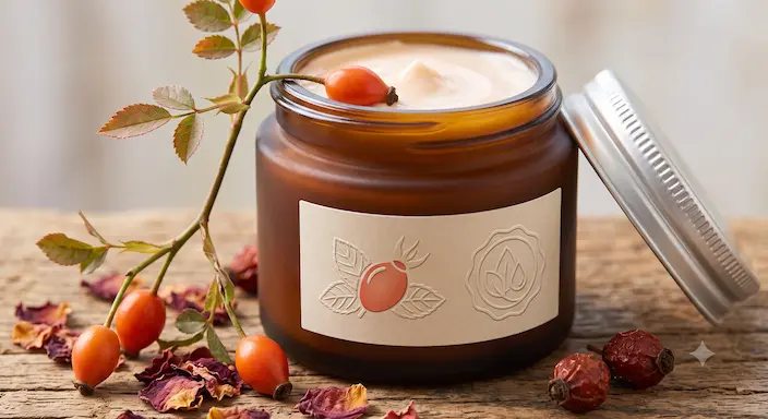 Crema de rosa mosqueta